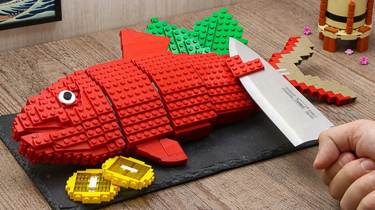 Поймайте и разделайте рыбу по рецептам LEGO | Подборка удивительных рецептов разделки