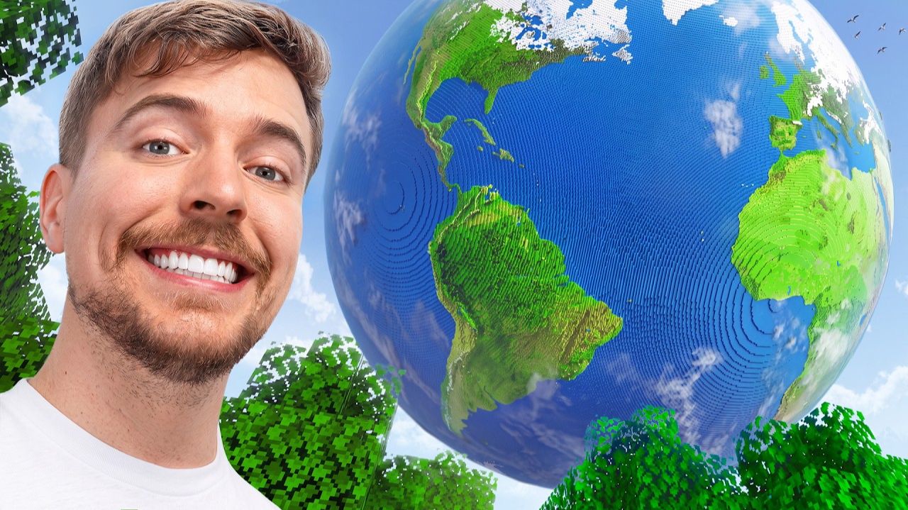 Самая Большая Постройка В Minecraft В Мире![Mr.Beast / Мистер Бист]