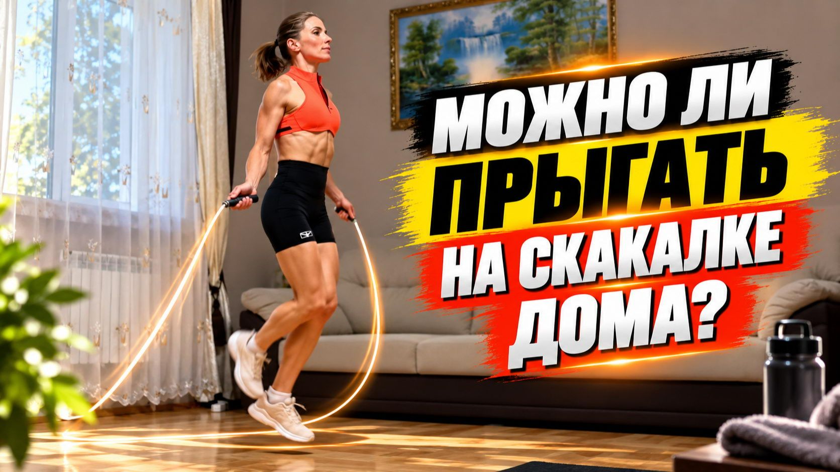 Скакалка в квартире: как тренироваться безопасно и без лишнего шума