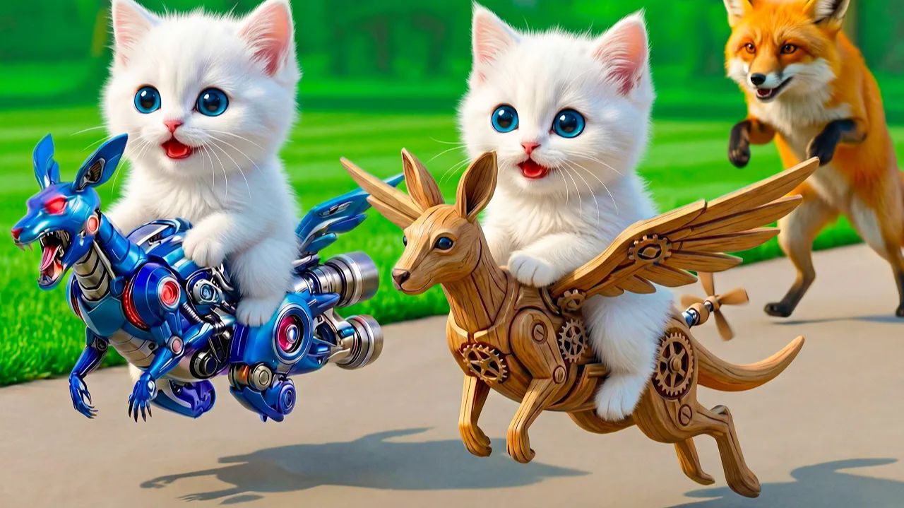 🐾Мультики для детей. Яркие Мультики с Котёнком.🎩🐯 Детские мультики смотреть