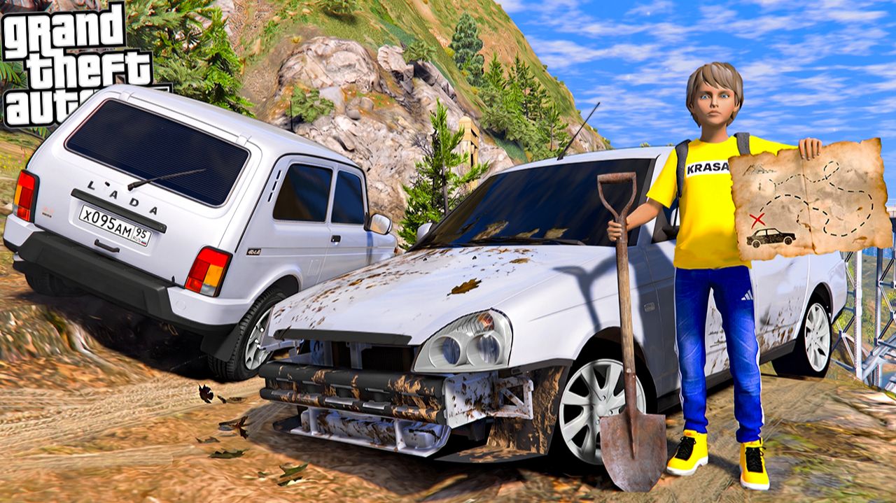 ОПЕРСКАЯ ЕЗДА В GTA 5 - НАШЕЛ В ЛЕСУ ЗАБРОШЕННУЮ ПРИОРУ! ОПЕРСКАЯ ЛАДА ПРИОРА ПОСРЕДИ ЛЕСА! 🌊ВОТЕР