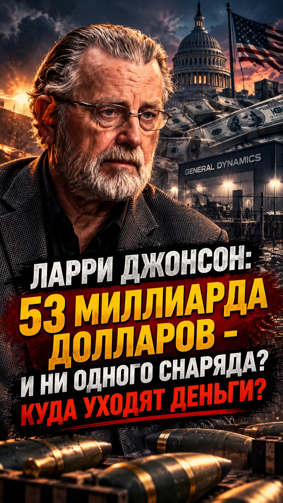 ЛАРРИ ДЖОНСОН: 53 МИЛЛИАРДА ДОЛЛАРОВ - И НИ ОДНОГО СНАРЯДА? КУДА УХОДЯТ ДЕНЬГИ? - МКНЕ