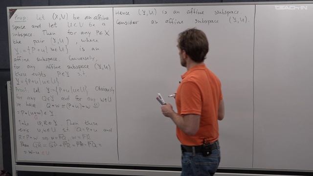 Smirnov S.V. - Linear Algebra - 17. Affine Spaces