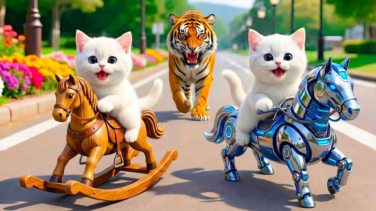 🐾Мультики для детей. Яркие Мультики с Котёнком.🎩🐯 Детские мультики смотреть