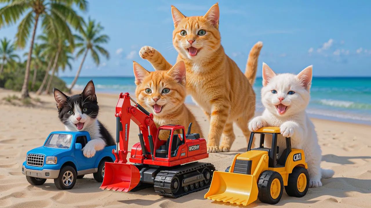 🐾Мультики для детей. Яркие Мультики с Котёнком.🎩🐯 Детские мультики смотреть