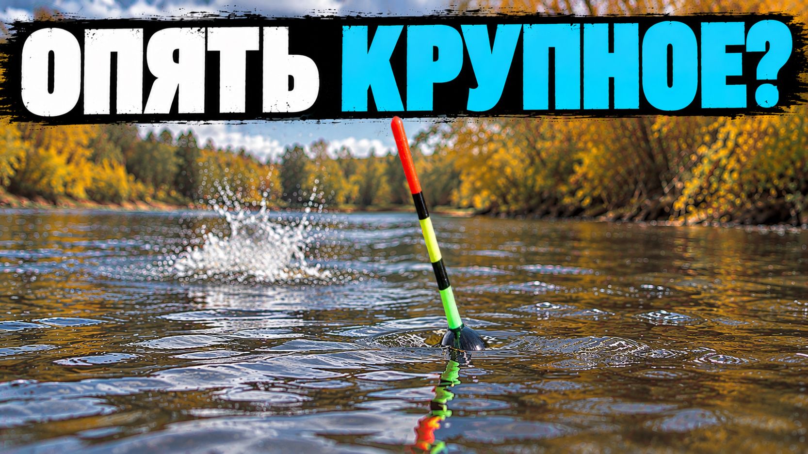 КТО КЛЮЁТ В ТИХОЙ РЕЧКЕ?! Закинул поплавок в ОКТЯБРЕ и ВОТ что ВЫШЛО! Рыбалка 2026