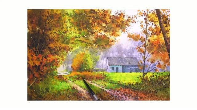 Демонстрация акварельной живописи от Whispering Colors
