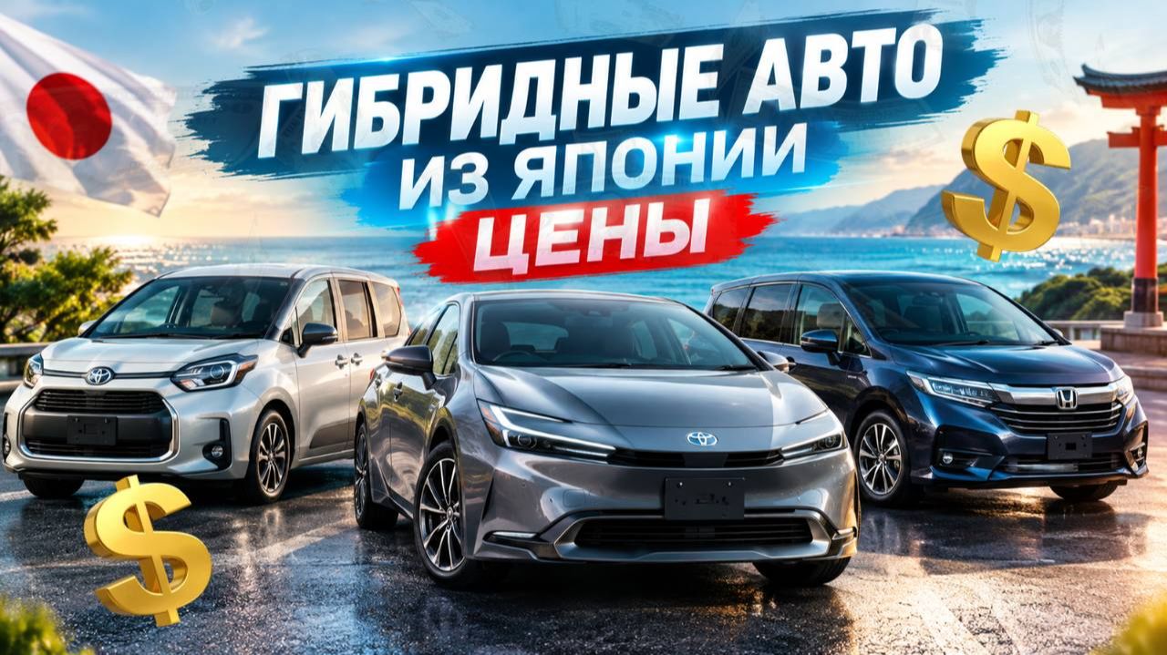 ЦЕНЫ НА ГИБРИДНЫЕ АВТО ИЗ ЯПОНИИ ОКТЯБРЬ 2026