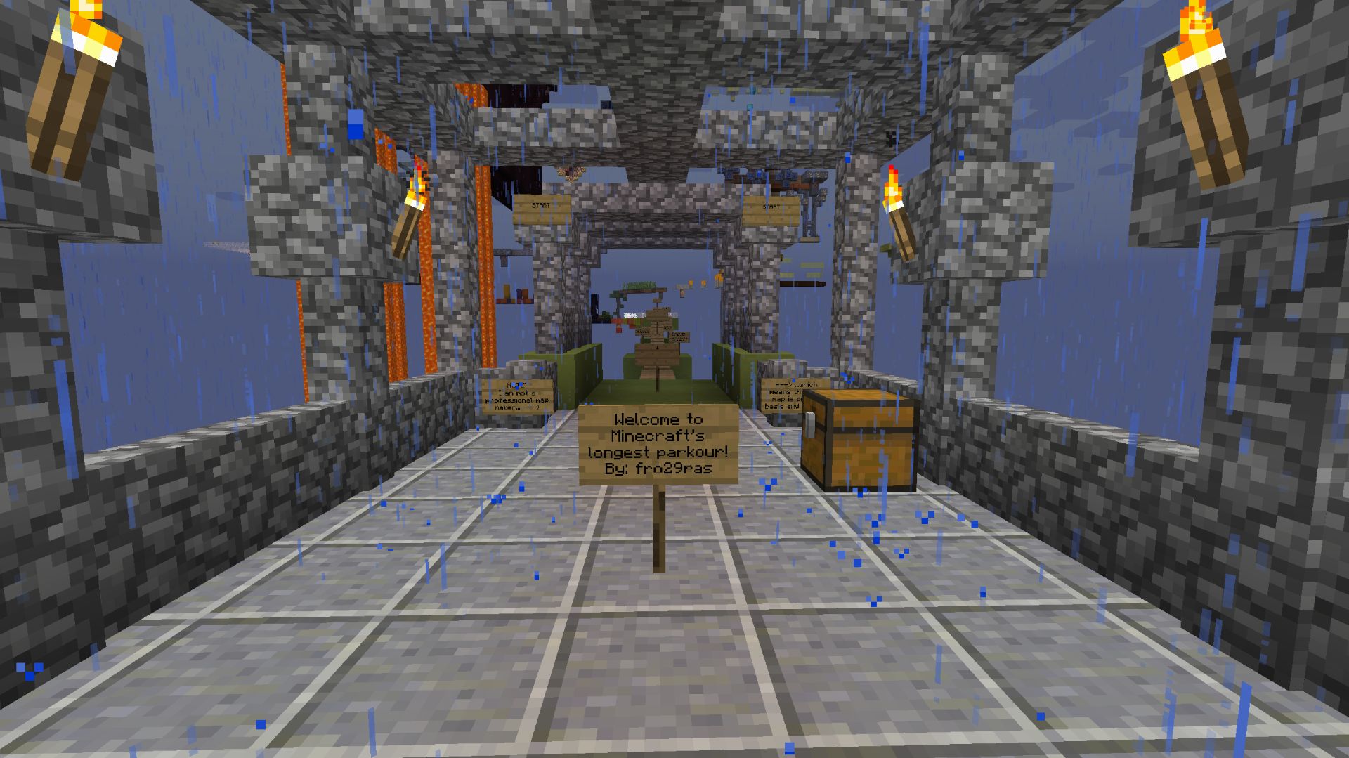 Проходим САМЫЙ длинный паркур в Minecraft 1.12.2 Часть 2.