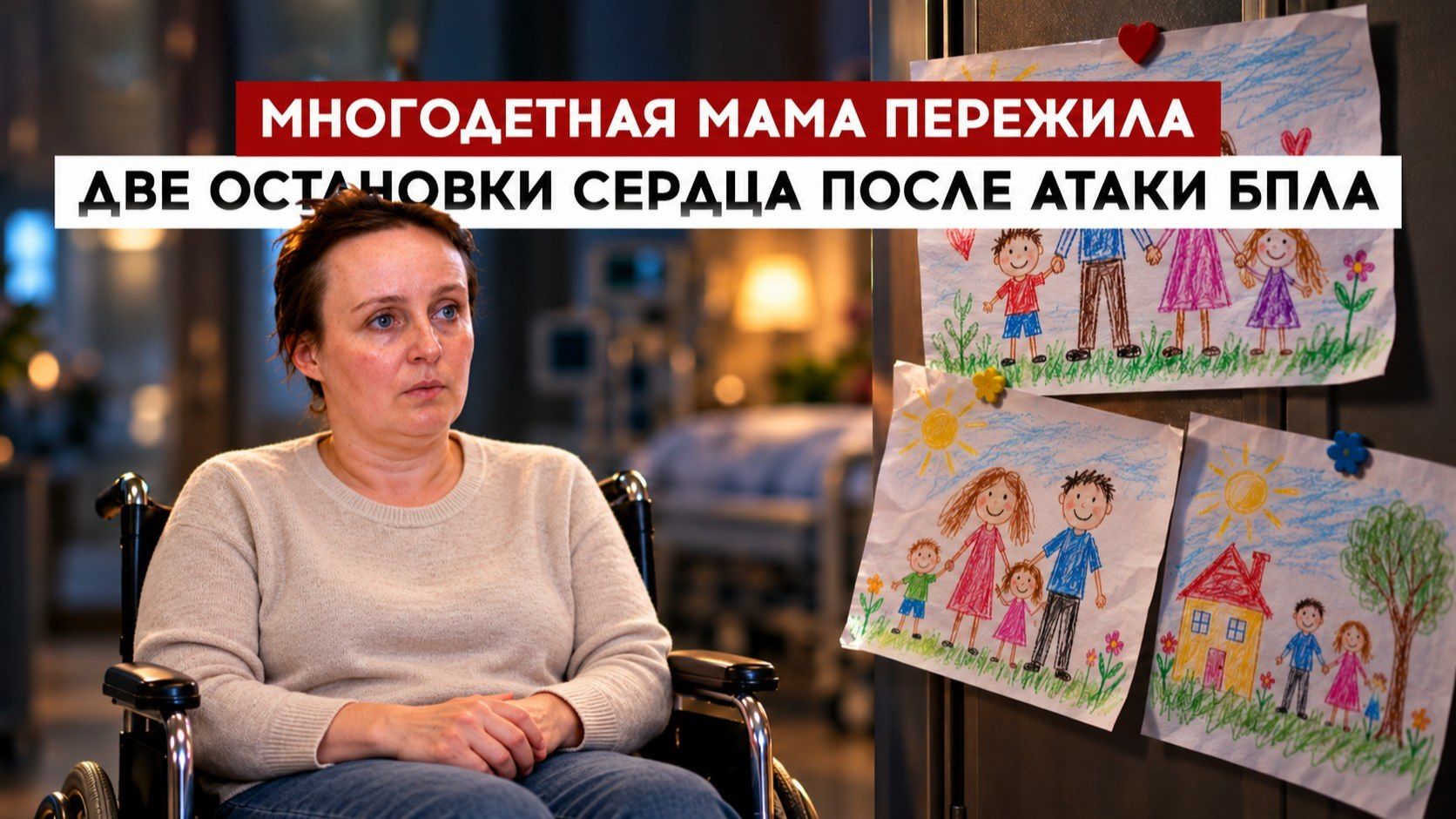 Многодетная мама пережила две остановки сердца после атаки БПЛА