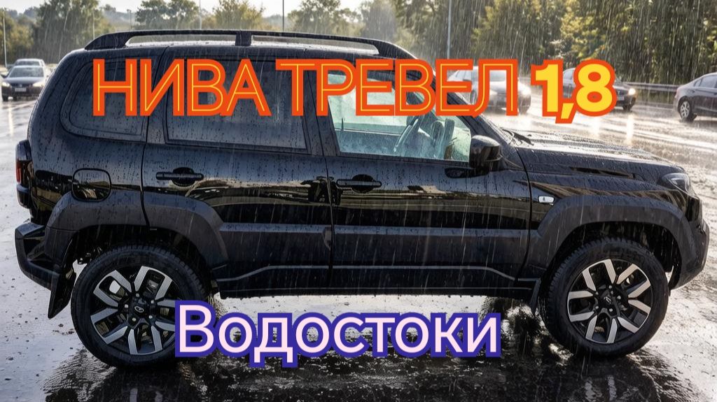 НОВАЯ НИВА ТРЕВЕЛ 1,8 /// Установка водостоков на лобовое стекло