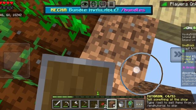 one block в Minecraft