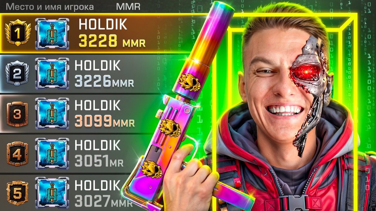 ХОЛДИК СЛОМАЛ ИГРУ😈 И АПНУЛ ТОП 1 МИРА НА ВСЕХ АККАУНТАХ В СТЕНДОФФ 2