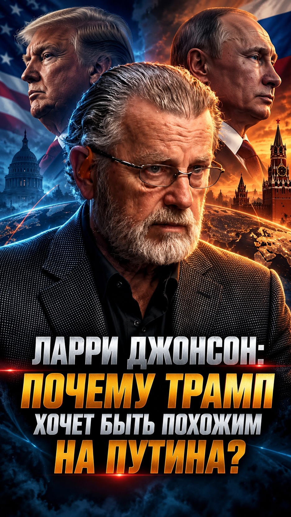 ЛАРРИ ДЖОНСОН: ПОЧЕМУ ТРАМП ХОЧЕТ БЫТЬ ПОХОЖИМ НА ПУТИНА?