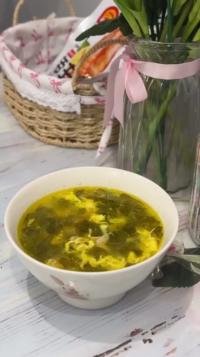 Суп из щавеля.