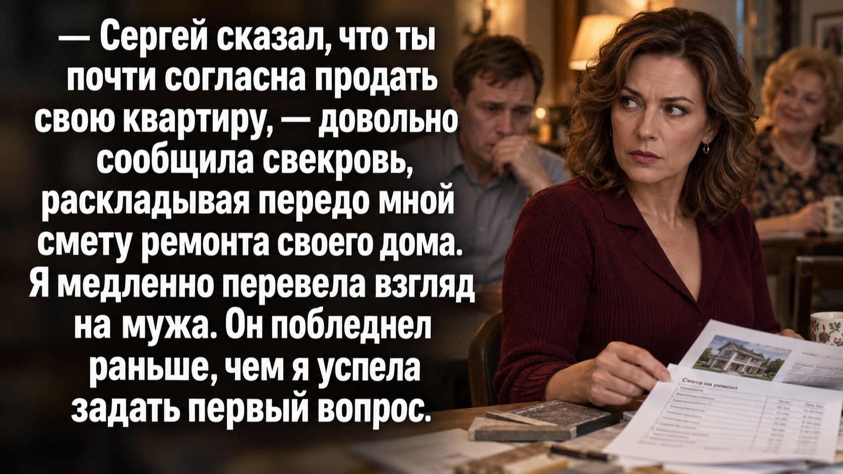 Истории из жизни | Свекровь считала деньги от продажи моей квартиры на ремонт дома. Муж побледнел