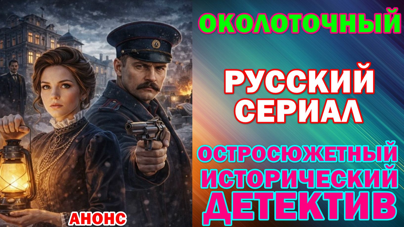 Русские сериалы 2026. Остросюжетный исторический детектив: "Околоточный"