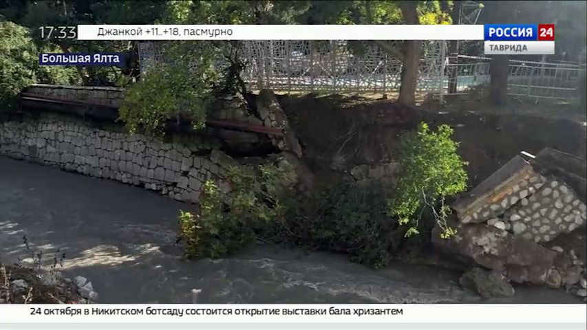 На территории Ялтинского округа созданы 5 участков, где ведутся аварийно-спасательные работы