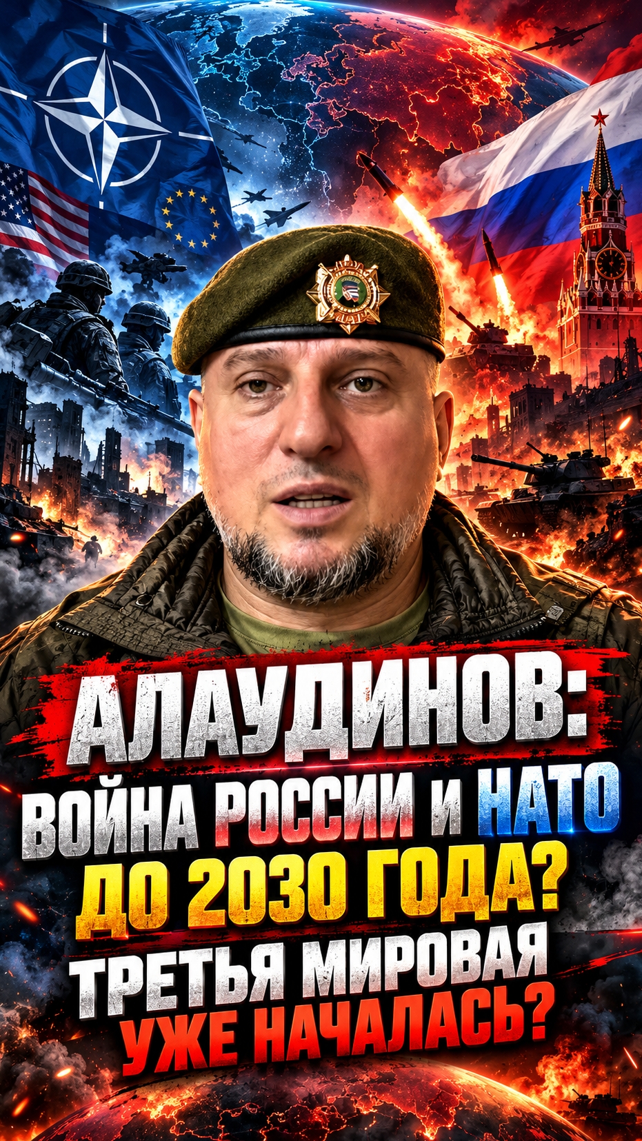 АЛАУДИНОВ: ВОЙНА РОССИИ И НАТО ДО 2030 ГОДА? ТРЕТЬЯ МИРОВАЯ УЖЕ НАЧАЛАСЬ?
