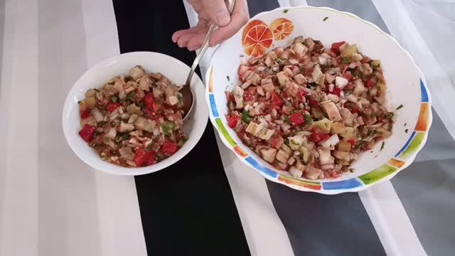 🍆 ИКРА из БАКЛАЖАНОВ КУСОЧКАМИ! Запечённые и свежие овощи!