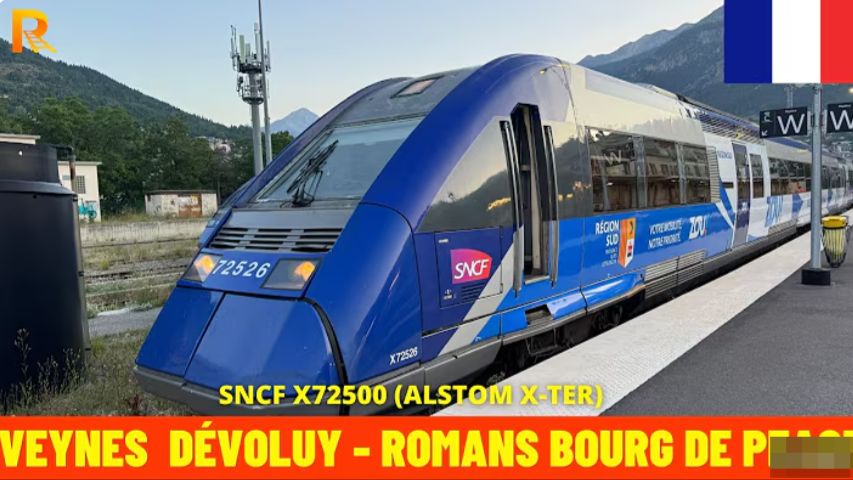 🚄 4К SmartTV ➤ 🌄  Вейн-Деволи → Валенсия → романс Бур-де-Паж, Франция, июнь 2025 г.! 🌄