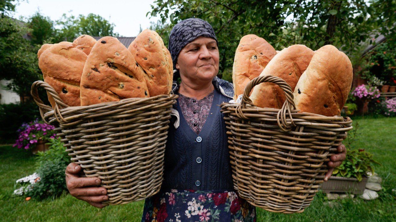 Хлеб с вялеными томатами | Старинный деревенский рецепт 🌿🍞