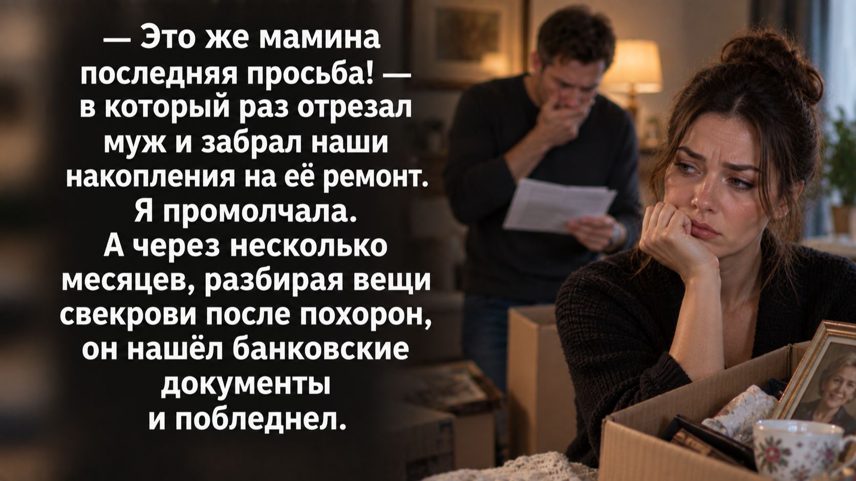 Истории из жизни | Муж отдал свекрови сбережения. А после её похорон нашёл документы и побледнел