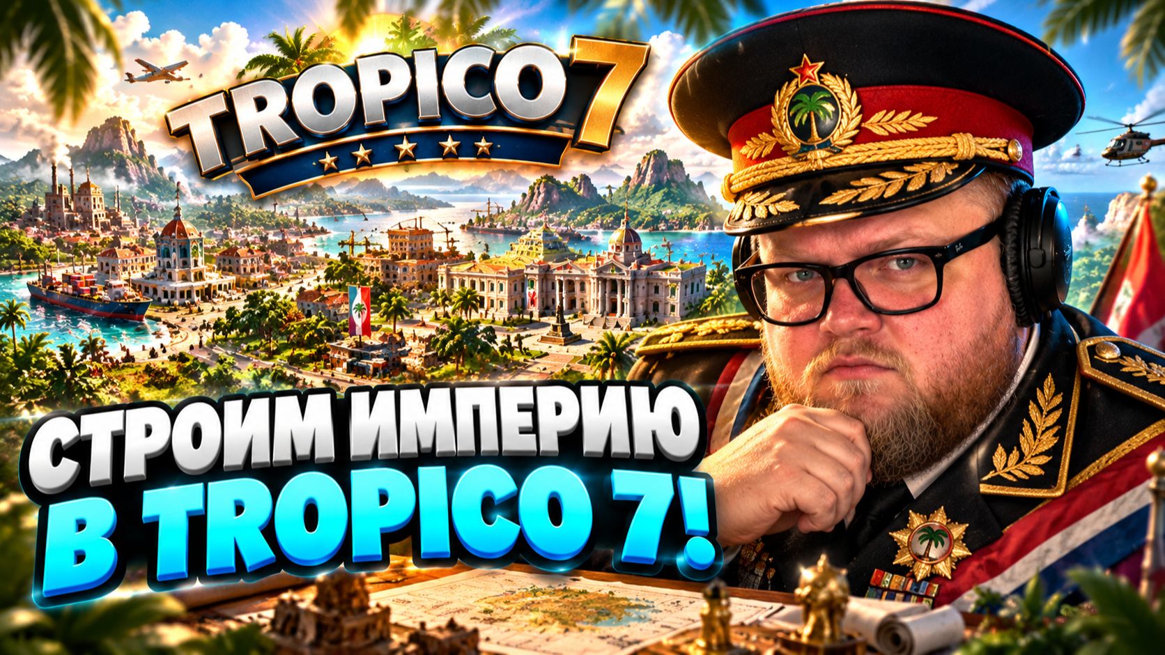 Т2х2 ИГРАЕТ в Tropico 7 // СТРОИМ ИМПЕРИЮ #1