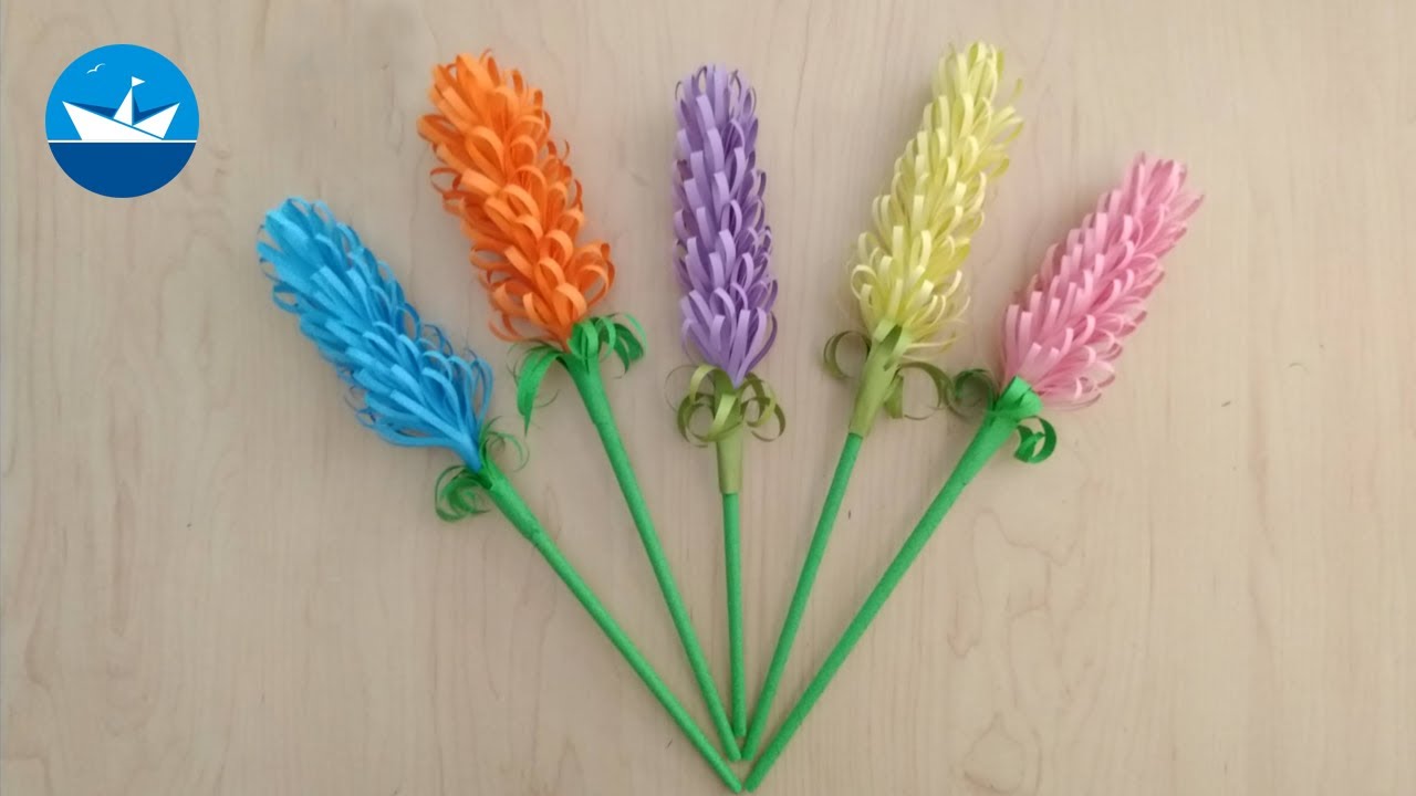 Ecd Paper Pattern Как Сделать Высокие Цветы Из Бумаги/ Beautiful Paper Flowers/Easy DIY ...