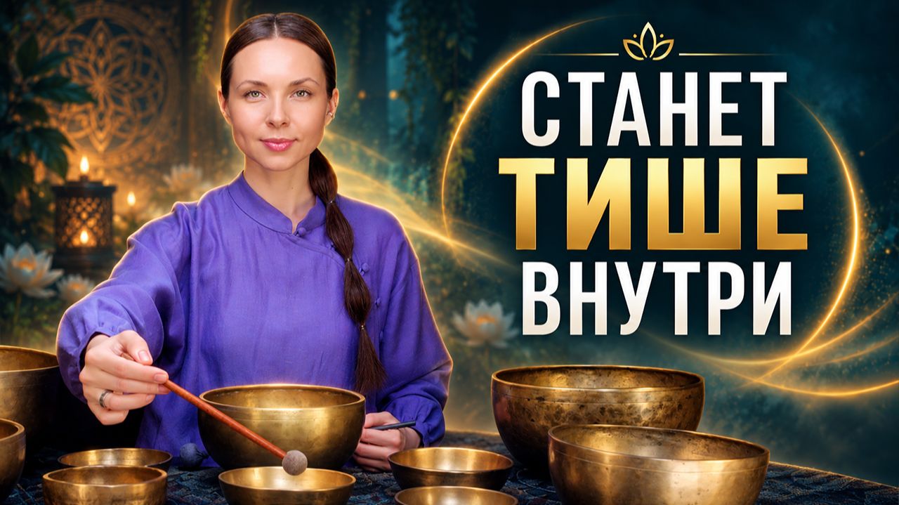 Успокой волнения ума: Освобождение от тревожных мыслей и внутреннего напряжения · Звуковая медитация