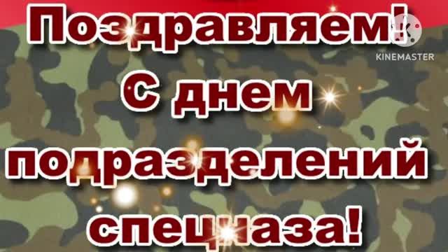 *** С ДНЁМ ПОДРАЗДЕЛЕНИЙ СПЕЦНАЗА ВС РОССИИ ***