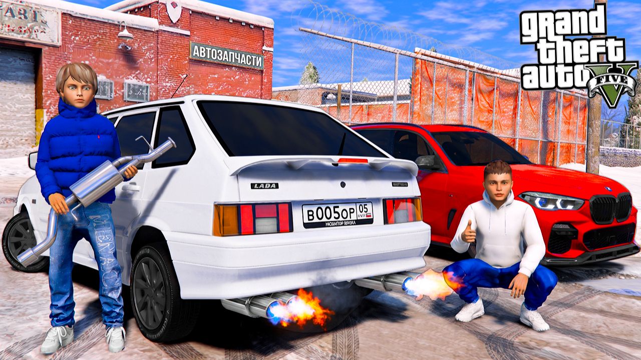 ОПЕРСКАЯ ЕЗДА В GTA 5 - ЗЛОЙ ВЫХЛОП НА ОПЕРСКУЮ ЧЕТЫРКУ! SUBARU SOUND НА ВАЗ 2114! 🌊ВОТЕР