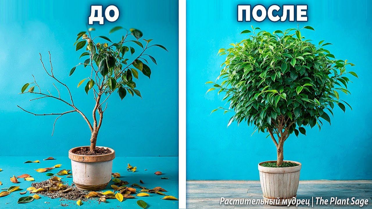 ФИКУС БЕНДЖАМИНА УХОД В ДОМАШНИХ УСЛОВИЯХ. 🌿 СЕКРЕТЫ ПЫШНОЙ КРОНЫ И ЗДОРОВЫХ ЛИСТЬЕВ