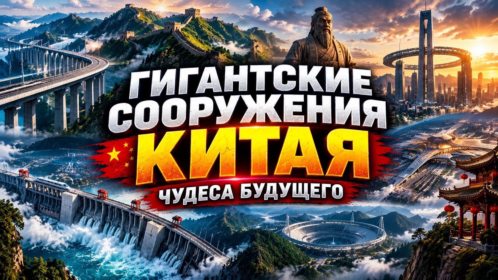 Гигантские сооружения Китая: чудеса будущего | Документальный Фильм