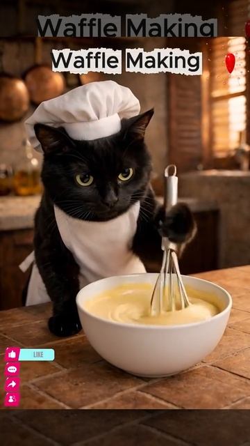 Котик приготовил