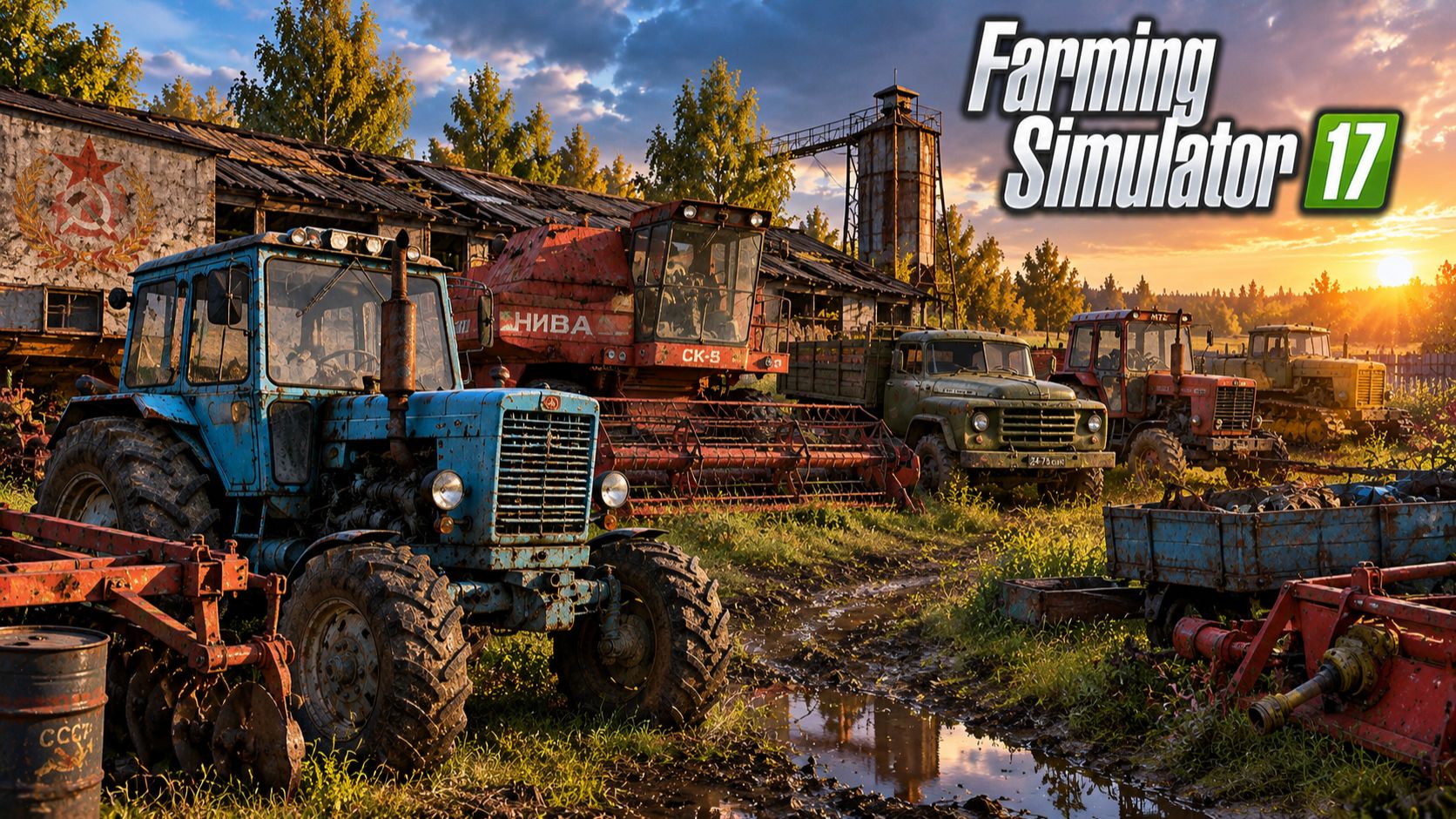 [РП] КУПИЛ БРОШЕННЫЙ КОЛХОЗ С СОВЕТСКОЙ ТЕХНИКОЙ! FARMING SIMULATOR-17