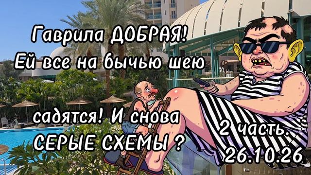 2 часть. Гаврила ДОБРАЯ❗️Ей все на её бычью шею садятся❗️И снова СЕРЫЕ СХЕМЫ❓️