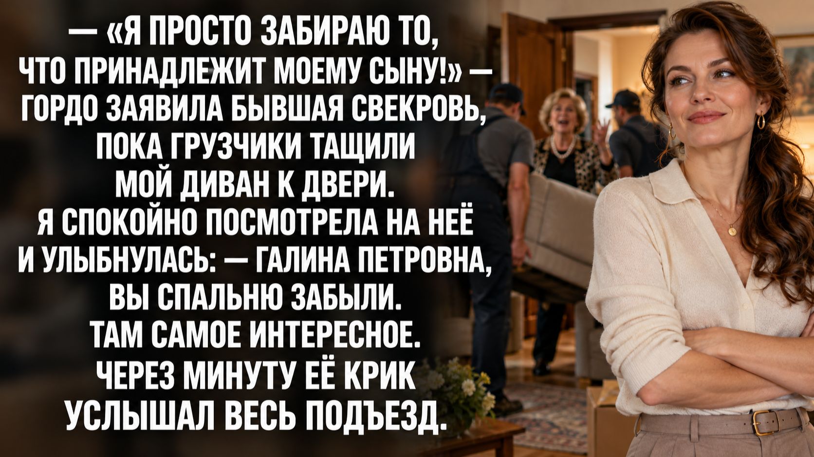 Истории из жизни | «Это вещи моего сына!» — заявила бывшая свекровь. Но зря вошла в спальню...