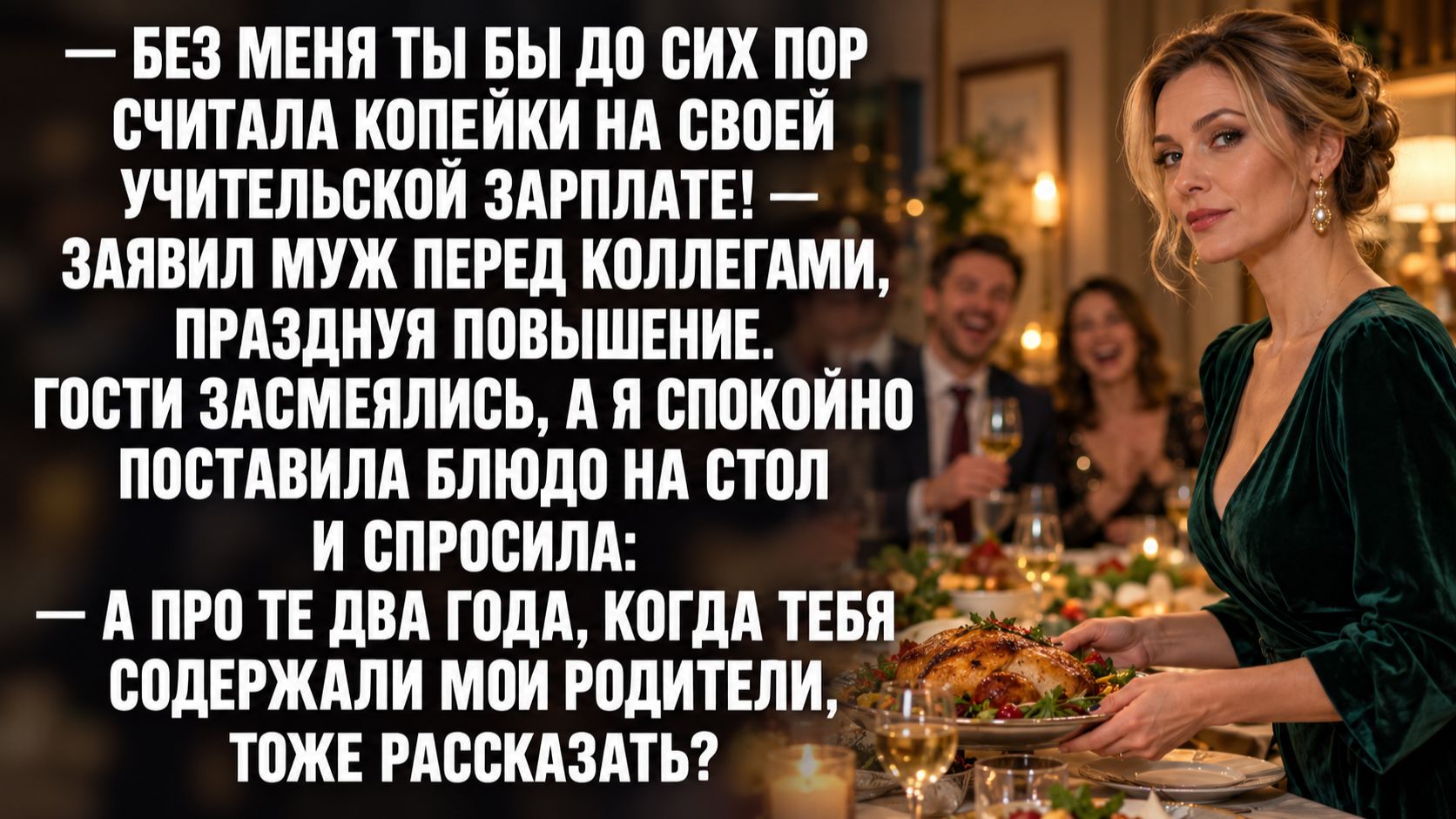 Истории из жизни | Муж высмеял зарплату жены-учительницы при коллегах. Но забыл, кто его содержал…