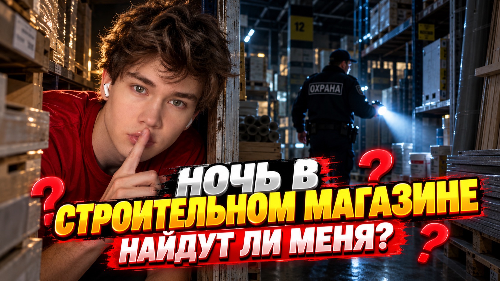Провел НОЧЬ в СТРОИТЕЛЬНОМ магазине!