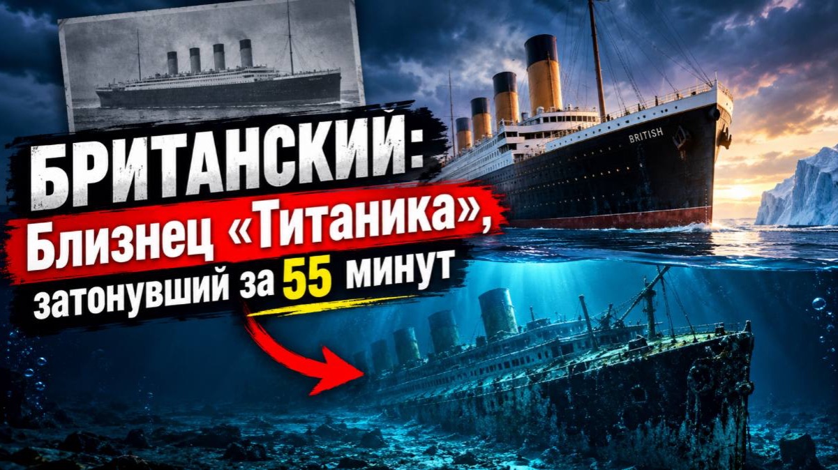 Британник | БРИТАНСКИЙ: Близнец «Титаника», затонувший за 55 минут | Документальное Кино