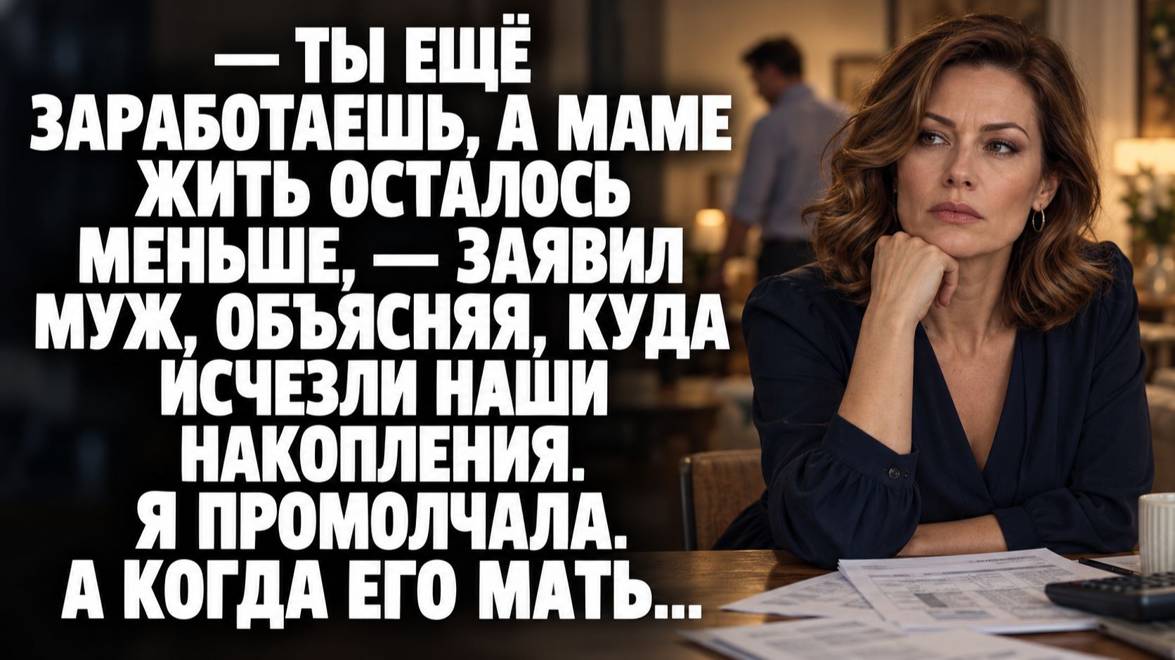 Истории из жизни | Муж забрал наши накопления ради своей матери. Я промолчала, а потом...