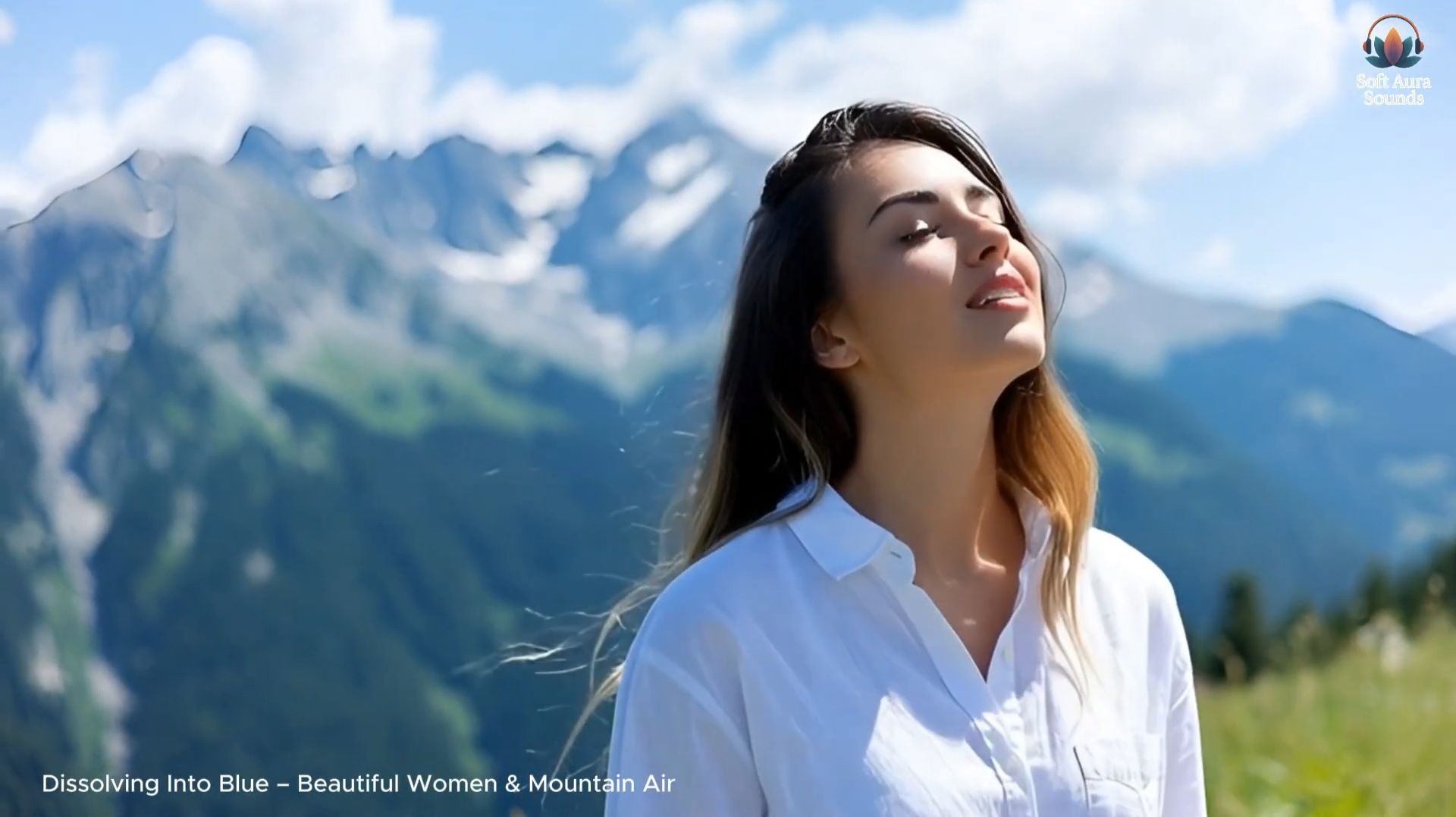Dissolving Into Blue – Ethereal Ambient Chillout _ Beautiful Women & Mountain Air