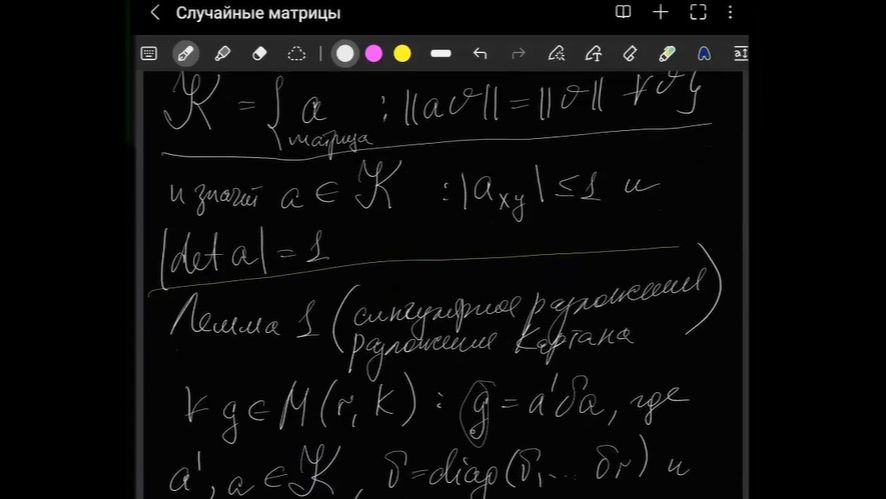 Случайные матрицы, Е.E.Баштова, осень 2026