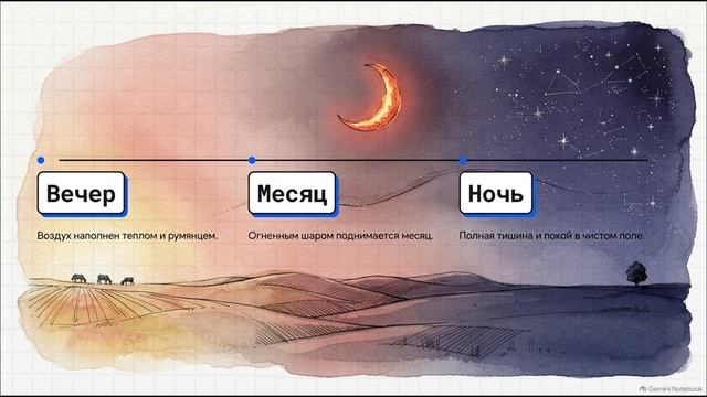Литературное чтение 4 класс В синем небе плывут над полями...