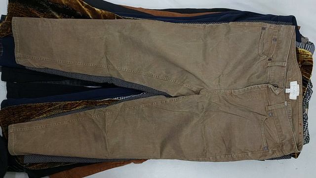 Женские штаны, брюки осень, зима секонд оптом 4 пак