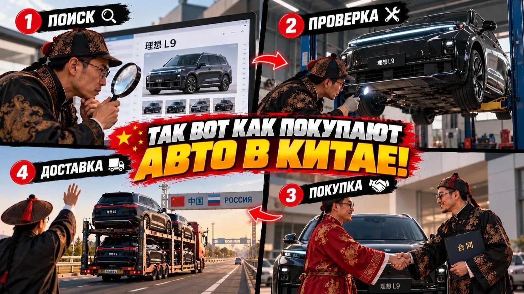 ПРОЦЕСС ПОКУПКИ АВТО ИЗ КИТАЯ