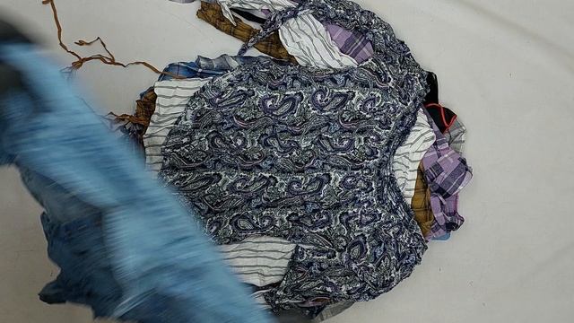 Блузки женские длинный рукав  секонд оптом 3 пак