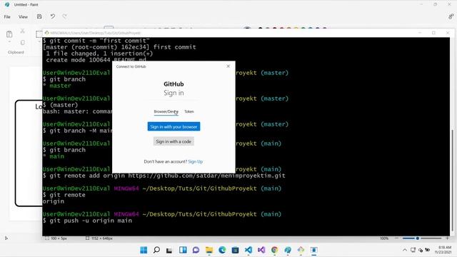 Git #13 - GitHub-da Repository Yaratmaq. Clone, Push və Pull смотреть онлайн