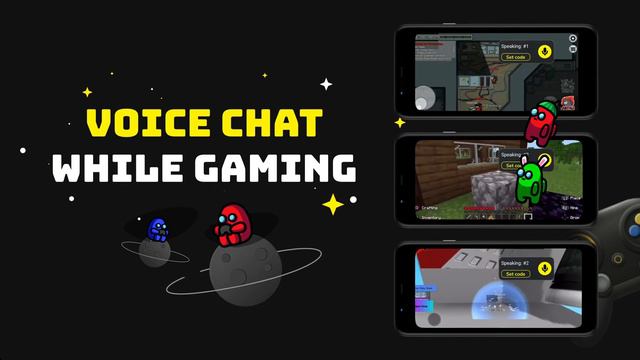 AmongChat - Voice Chat App for Online Games смотреть онлайн
